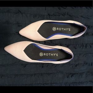 Rothy’s The Pointed Flat - Petal Pink - Size 9.5